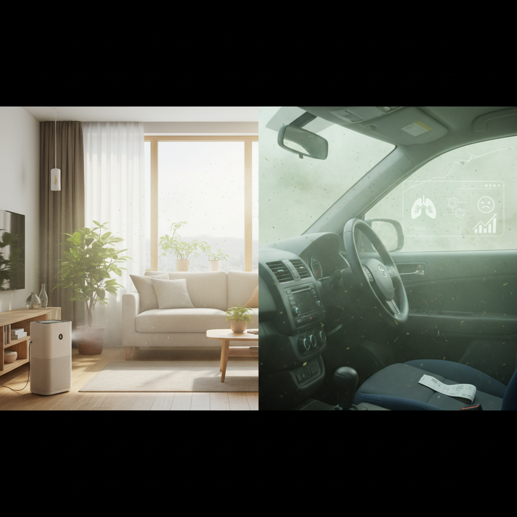 Why Your Car's Air Quality Is Worse Than Your Living Room (And What It Costs You)