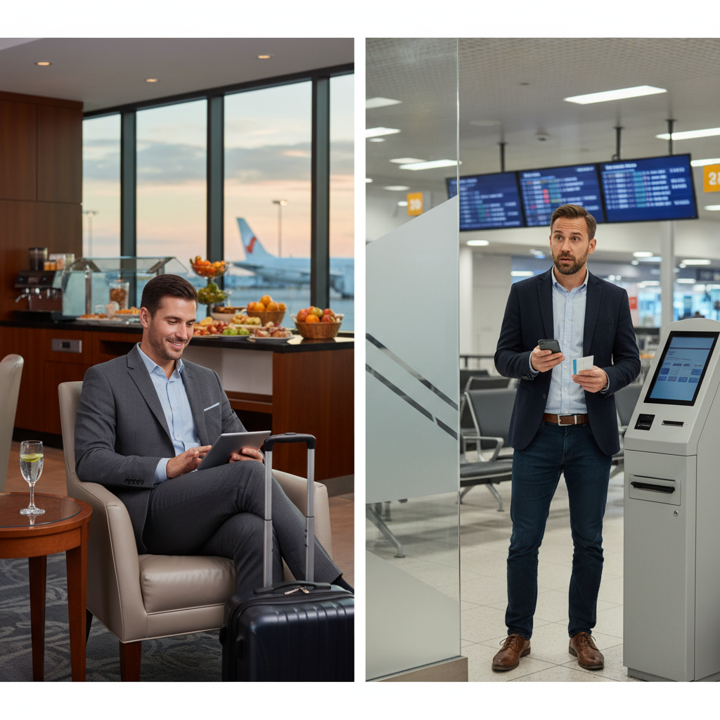 How Airport Lounge Day Passes Actually Compare to Annual Memberships for Occasional Business Travelers