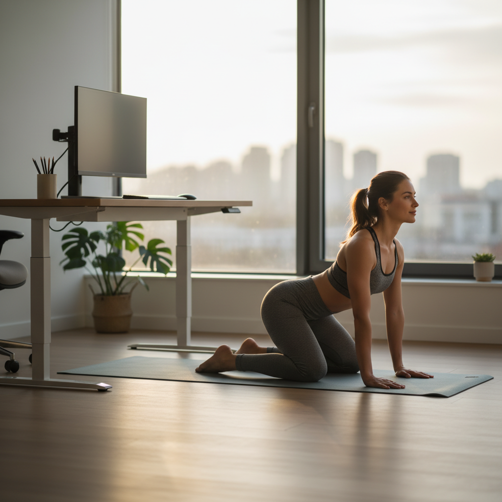 How the 5-1-5 Morning Stretching Method Prevents Chronic Back Pain and Improves Posture for Desk Workers