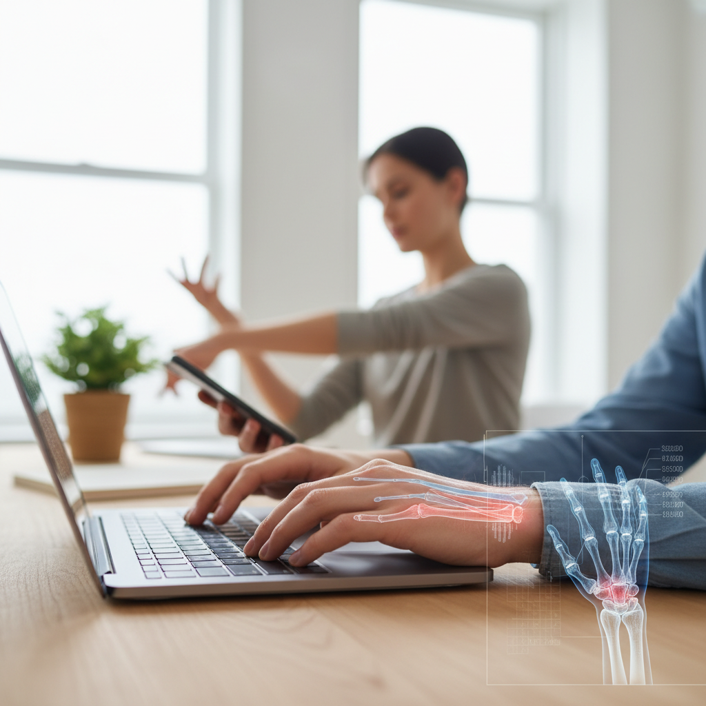 How Typing and Texting Patterns Strain Your Joints and Protective Exercises That Prevent Long-Term Damage