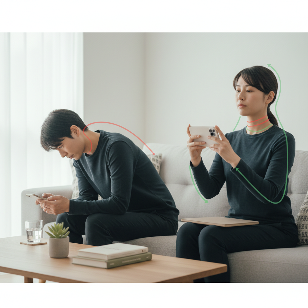 How Hand Positioning During Smartphone Use Affects Neck Alignment and Simple Adjustments That Prevent Text Neck Within Two Weeks