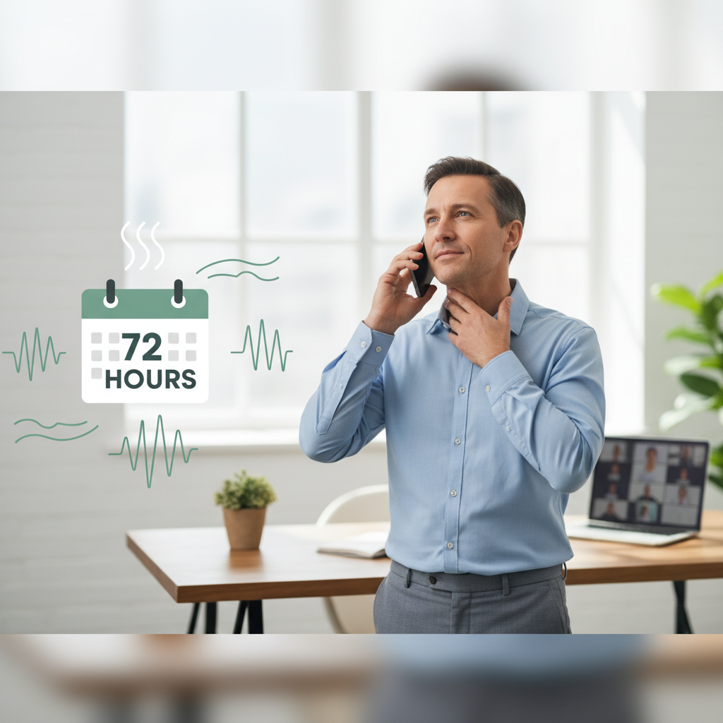 How Vocal Cord Tension from Phone Calls and Meetings Affects Voice Clarity and Breathing Exercises That Restore Natural Speaking Rhythm Within 72 Hours