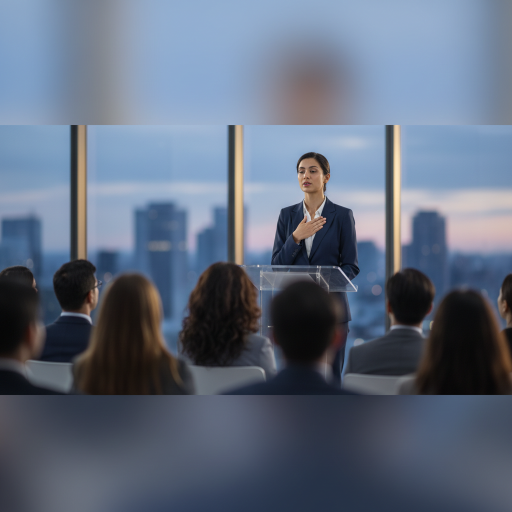 How the 4-1-2 Breathing Method Prevents Public Speaking Anxiety Without Looking Obvious to Your Audience