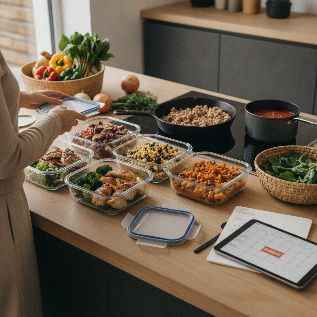 How Batch Cooking on Sundays Prevents Weekday Decision Fatigue and Maintains Nutritional Goals During Busy Periods