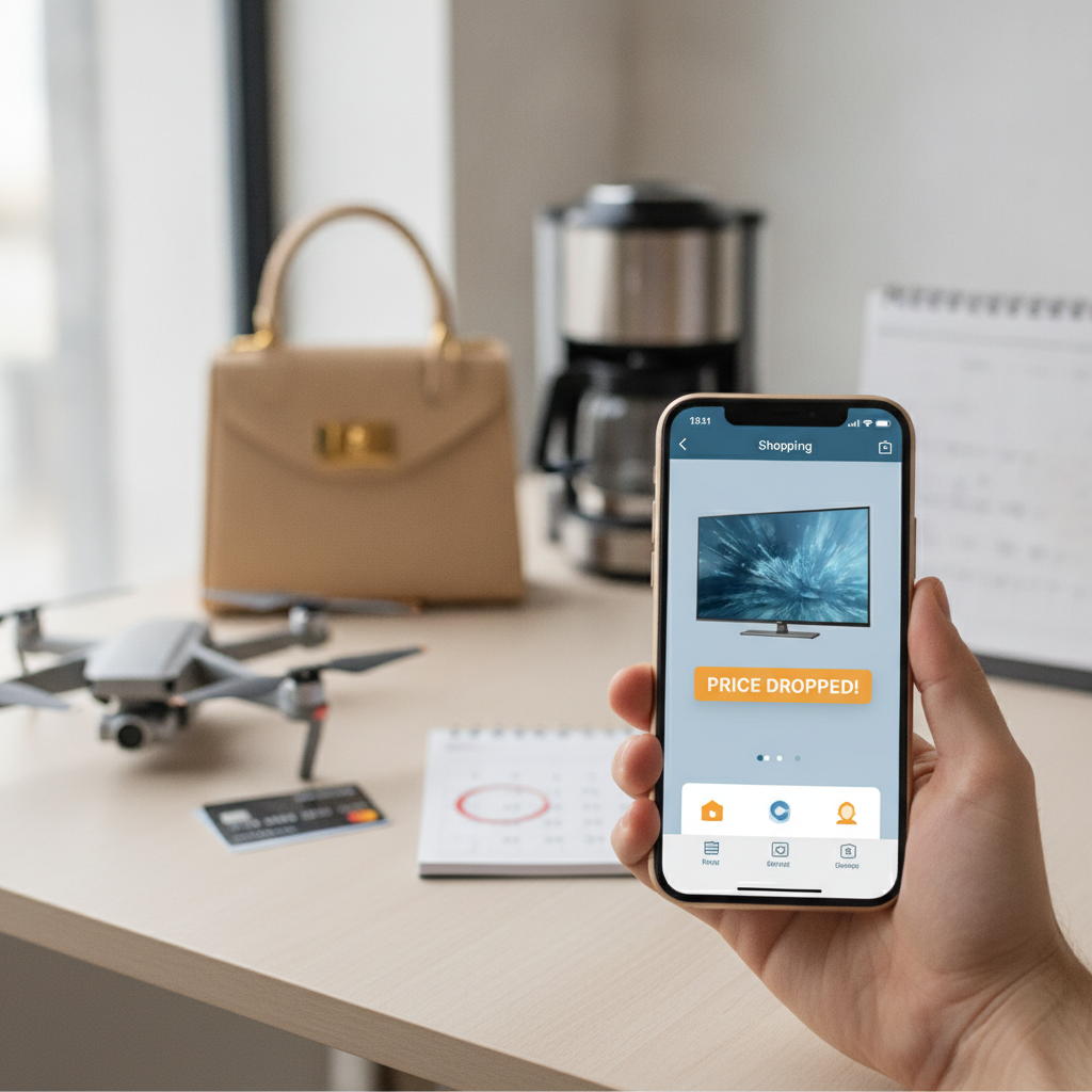 How to Use Price Drop Alerts to Buy Big-Ticket Items at the Right Moment