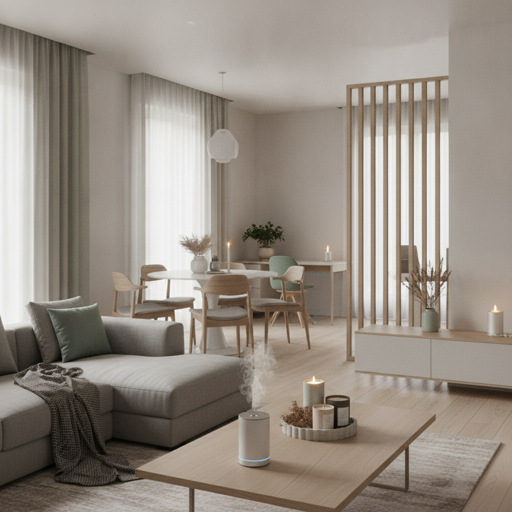 How to Use Scent Layering in Open-Plan Homes to Define Separate Living Zones