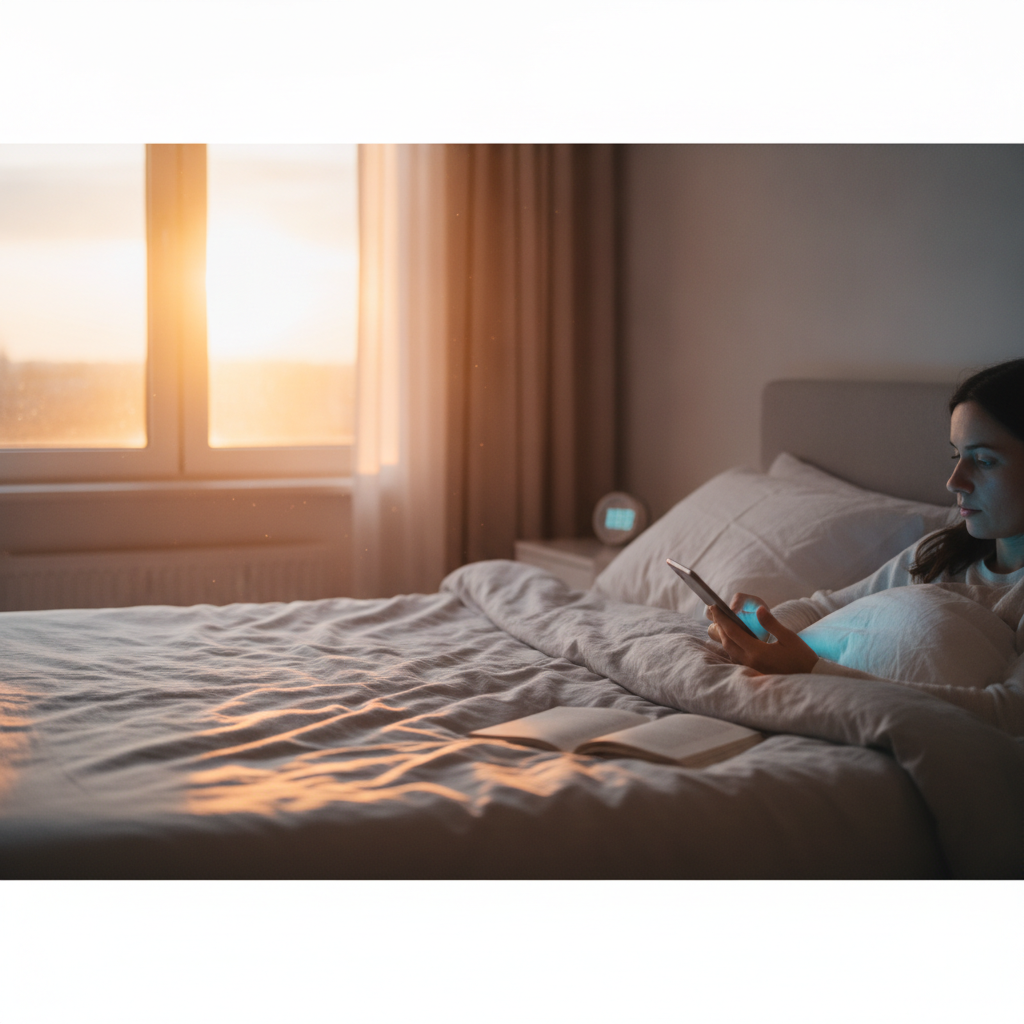 How Evening Light Exposure in the Last Hour Before Bed Disrupts Your Sleep Architecture