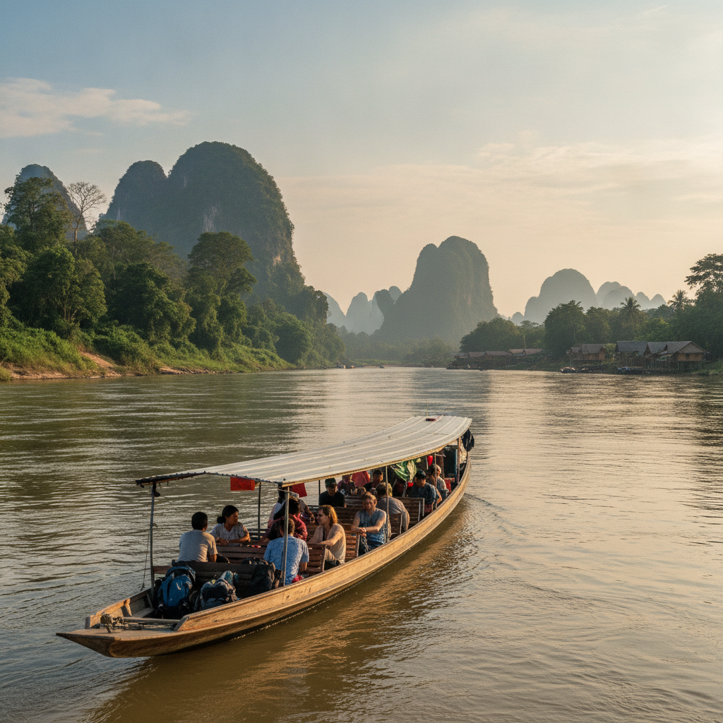How to Use Slow Boat Routes Along the Mekong River to Travel Through Laos Without Flying