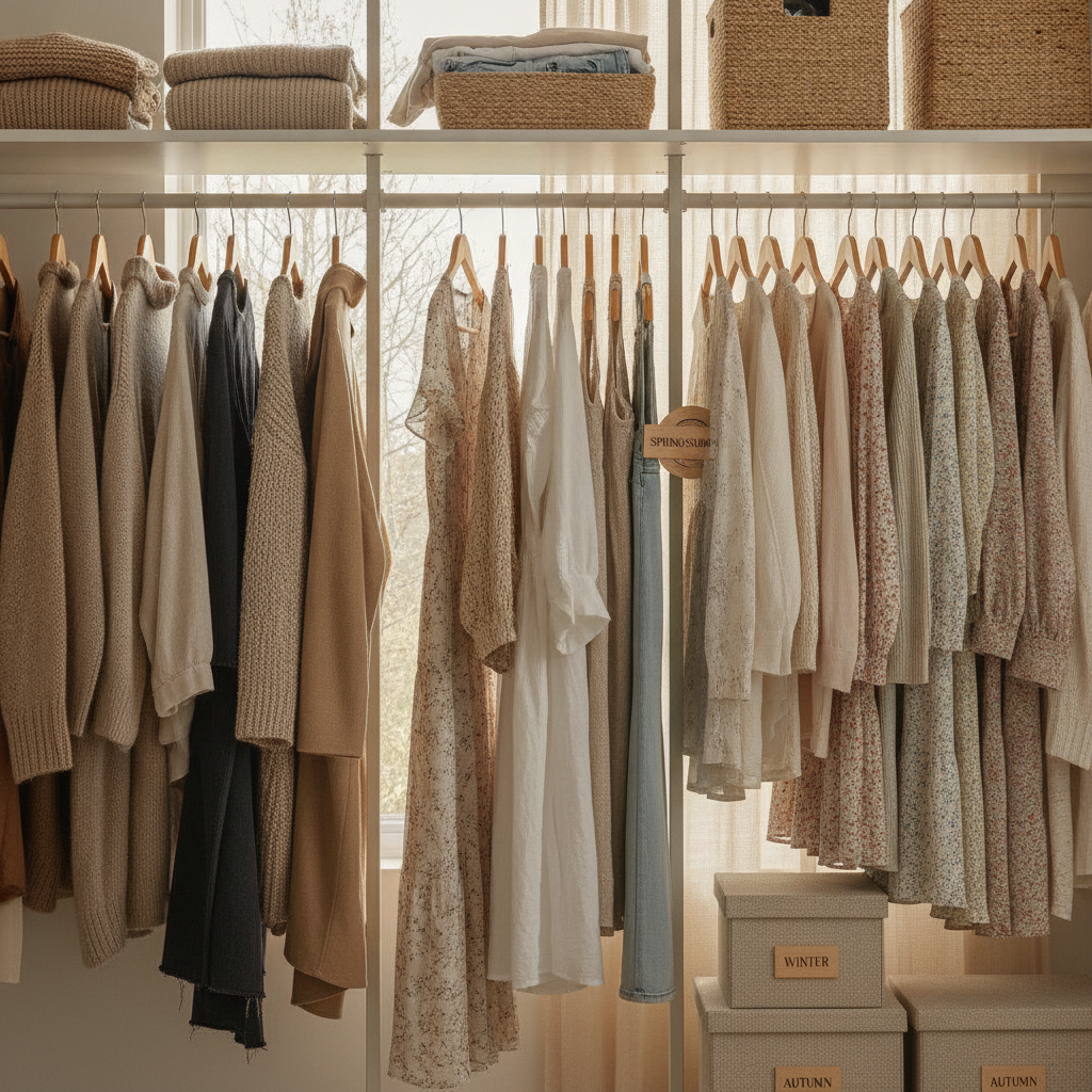 How Seasonal Wardrobe Rotation Can Reduce Decision Fatigue and Morning Stress