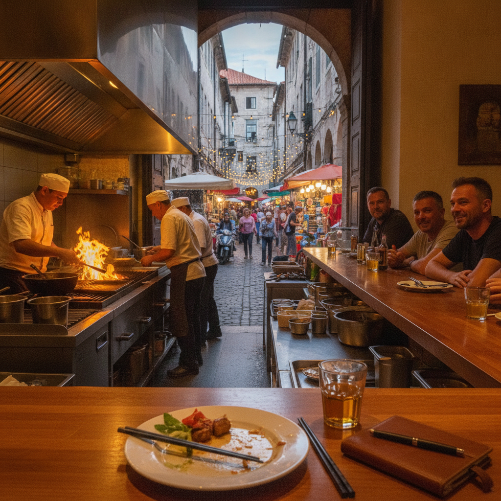 How Eating at Counter Seats in Unfamiliar Cities Unlocks Authentic Local Culture