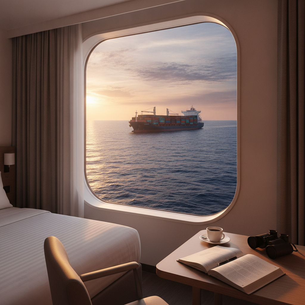 How to Use Cargo Ship Passenger Cabins to Cross the Atlantic Without Taking a Flight