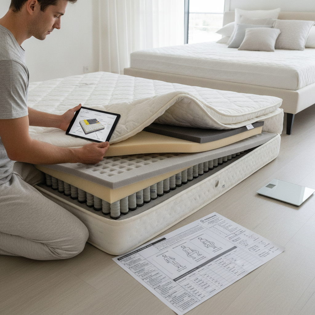 How Reading Mattress Specifications Reveals Which Firmness Ratings Actually Match Your Sleep Position and Body Weight