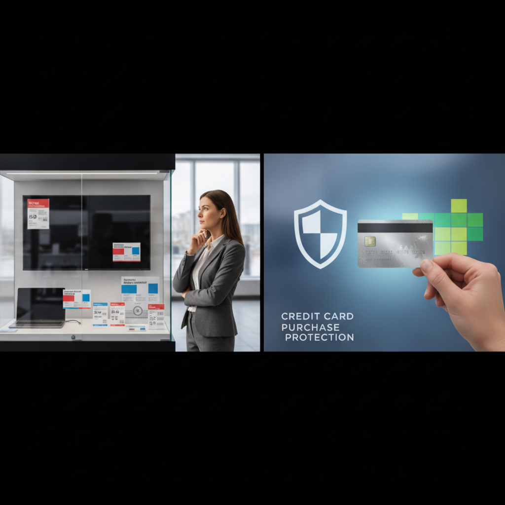 How Extended Warranty Pricing at Electronics Retailers Compares to Credit Card Purchase Protection You Already Own