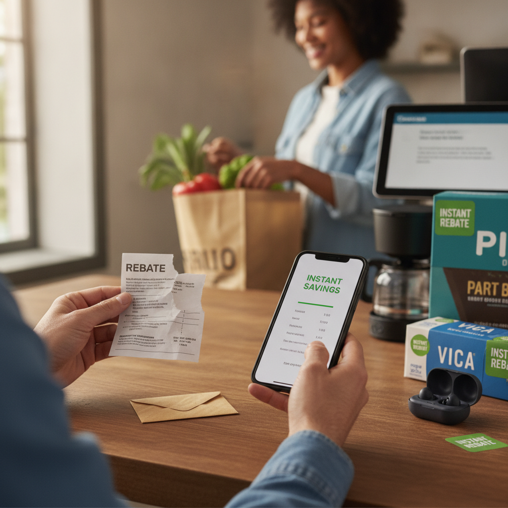How Manufacturer Rebate Structures Delay Savings and Which Retailers Offer Instant Alternatives
