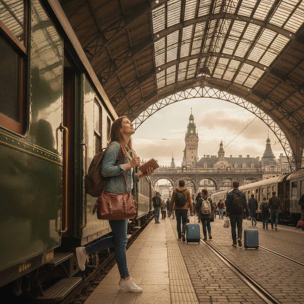 Why Arriving in a New City by Train Instead of Plane Changes How You Orient Yourself from the Start