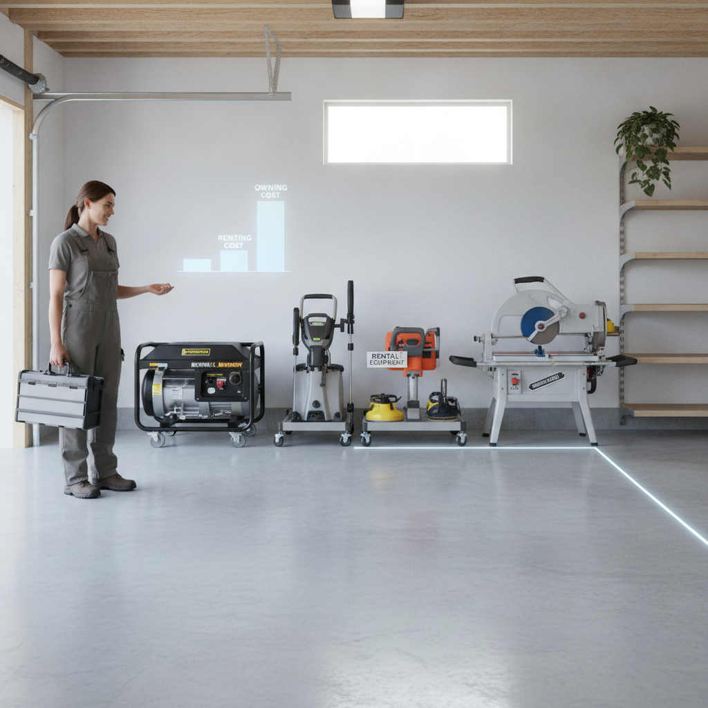 How Renting Instead of Owning Rarely-Used Tools and Equipment Saves Space and Money