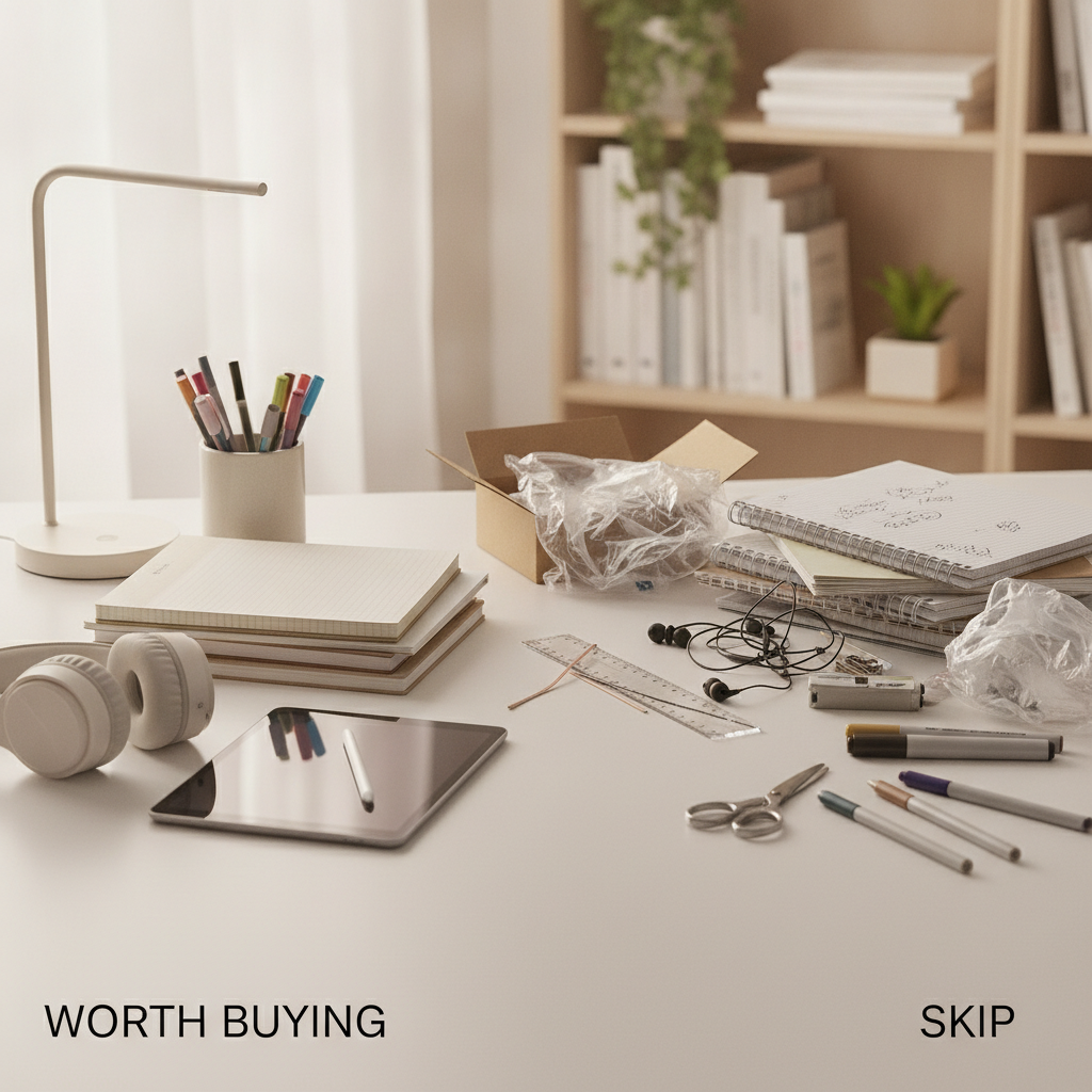 Which Study Tools and Supplies Are Actually Worth Buying Versus What You Can Skip