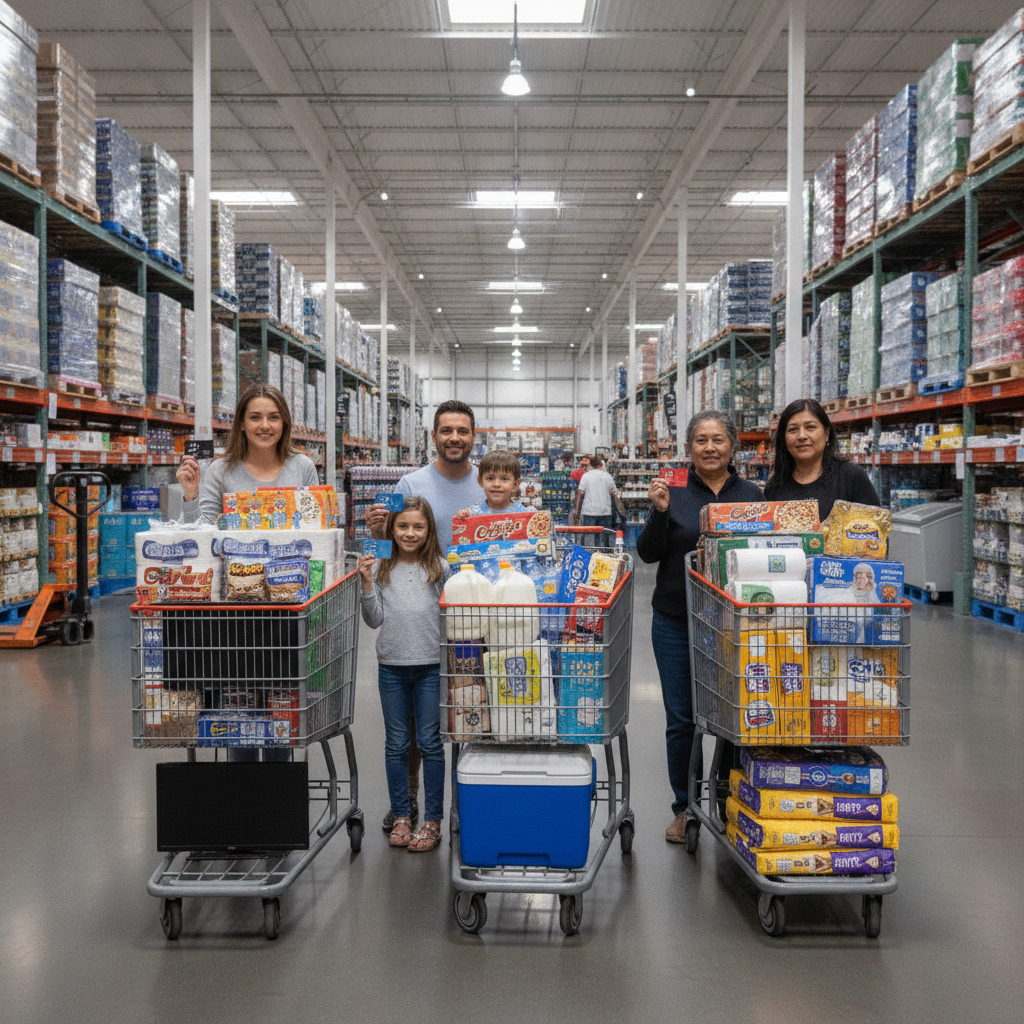 How Warehouse Club Membership Tiers Differ Between Costco, Sam's Club, and BJ's and Which Pays Off for Different Household Sizes