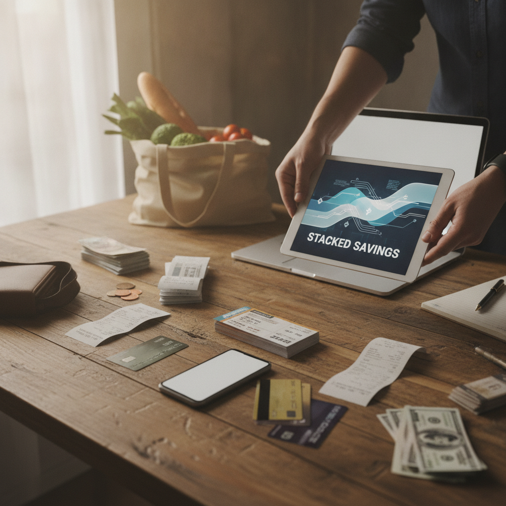 How to Stack Cashback Apps, Store Sales, and Digital Coupons Without Losing Track of the Savings
