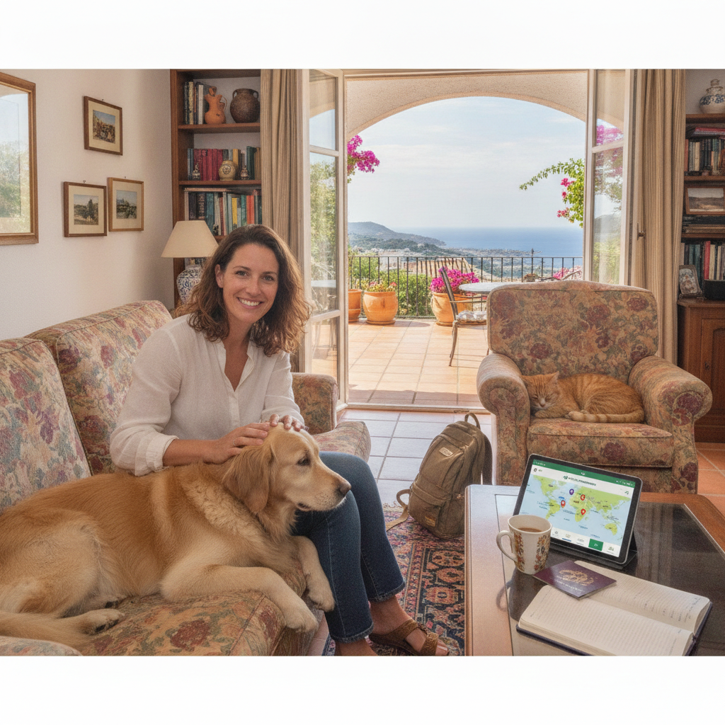 How House-Sitting Platforms Let You Stay in Fully Furnished Homes Abroad for Free in Exchange for Pet Care