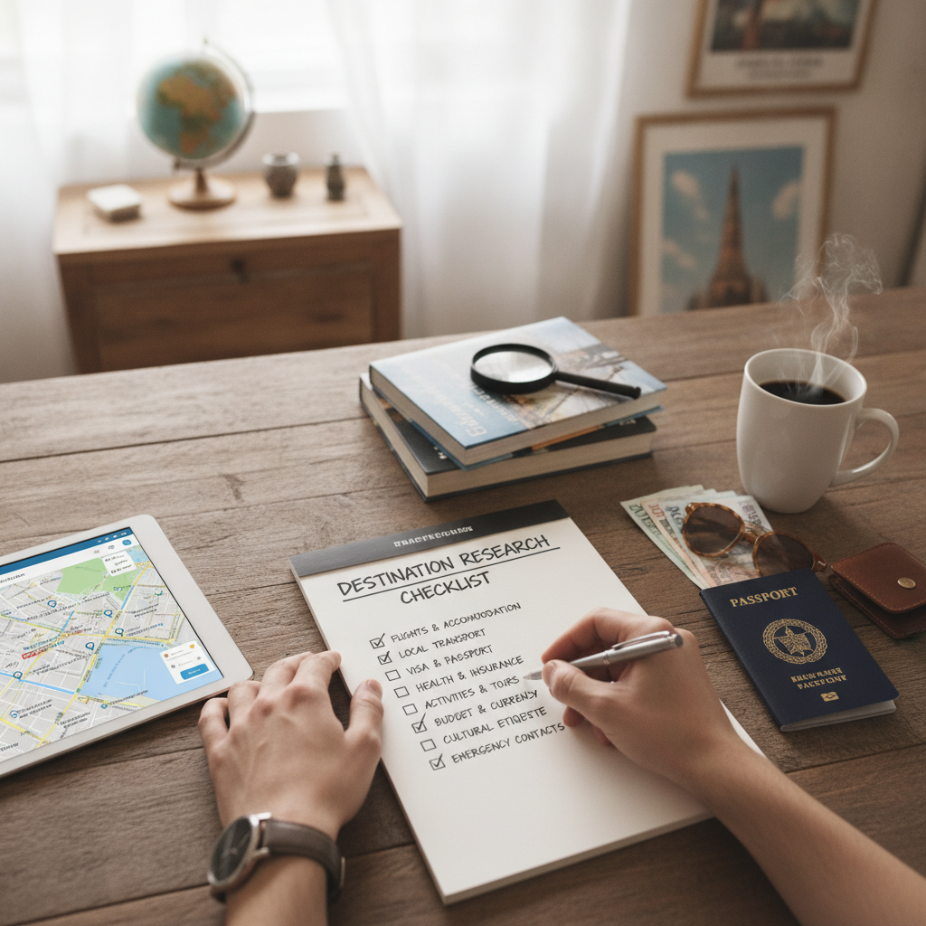 How Building a Destination Research Checklist Before Booking Prevents Costly On-Trip Mistakes
