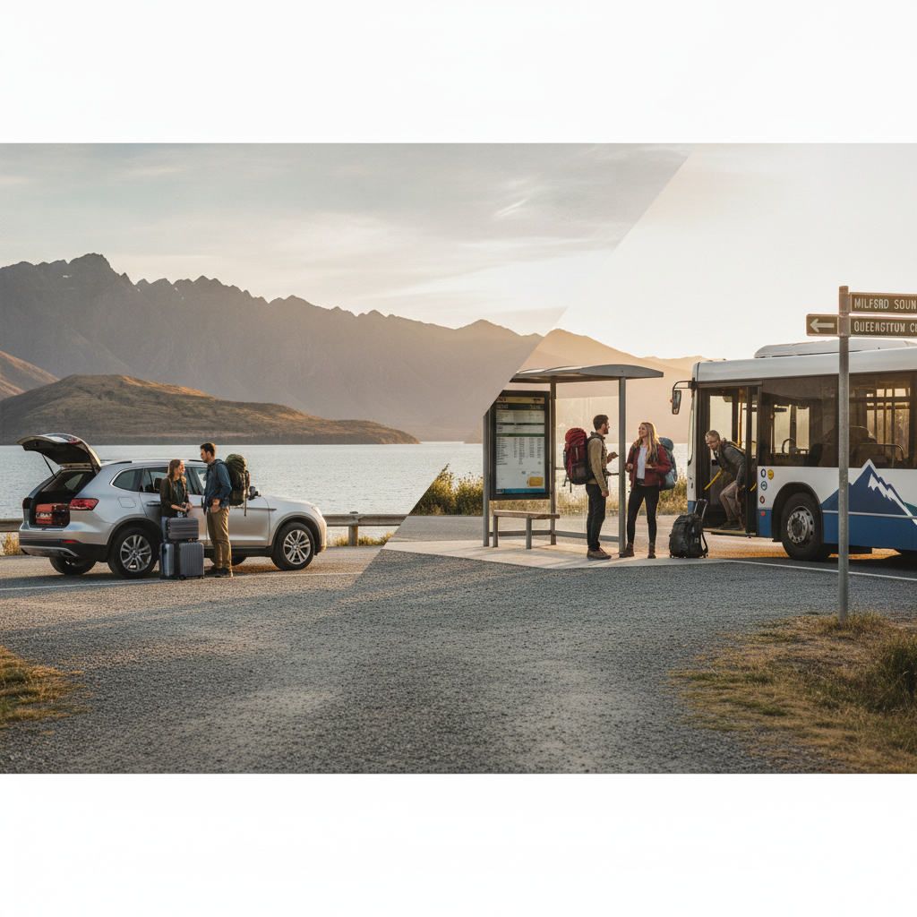 How to Choose Between Renting a Car and Using Transit on a Two-Week New Zealand Road Trip