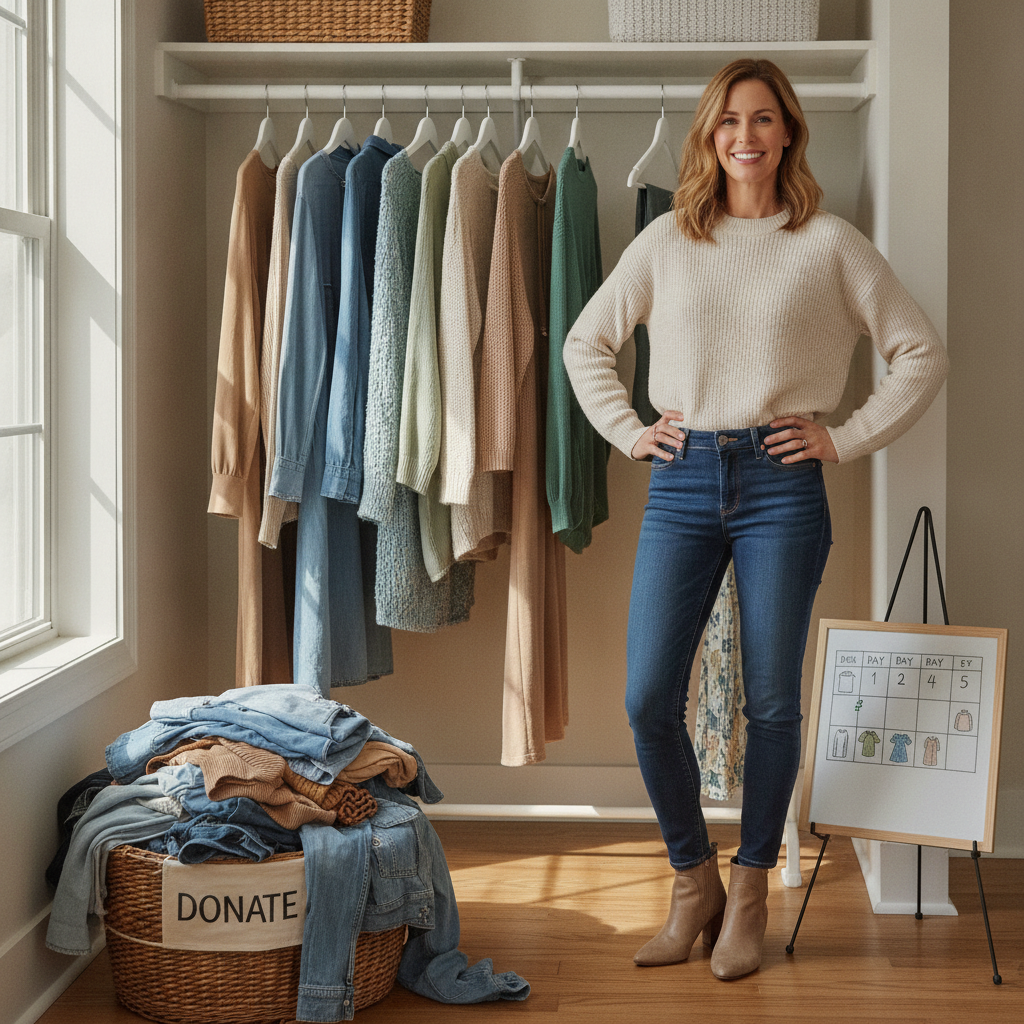 How the 5-Day Wardrobe Reset Method Helps You Stop Buying Clothes and Start Actually Getting Dressed With Confidence