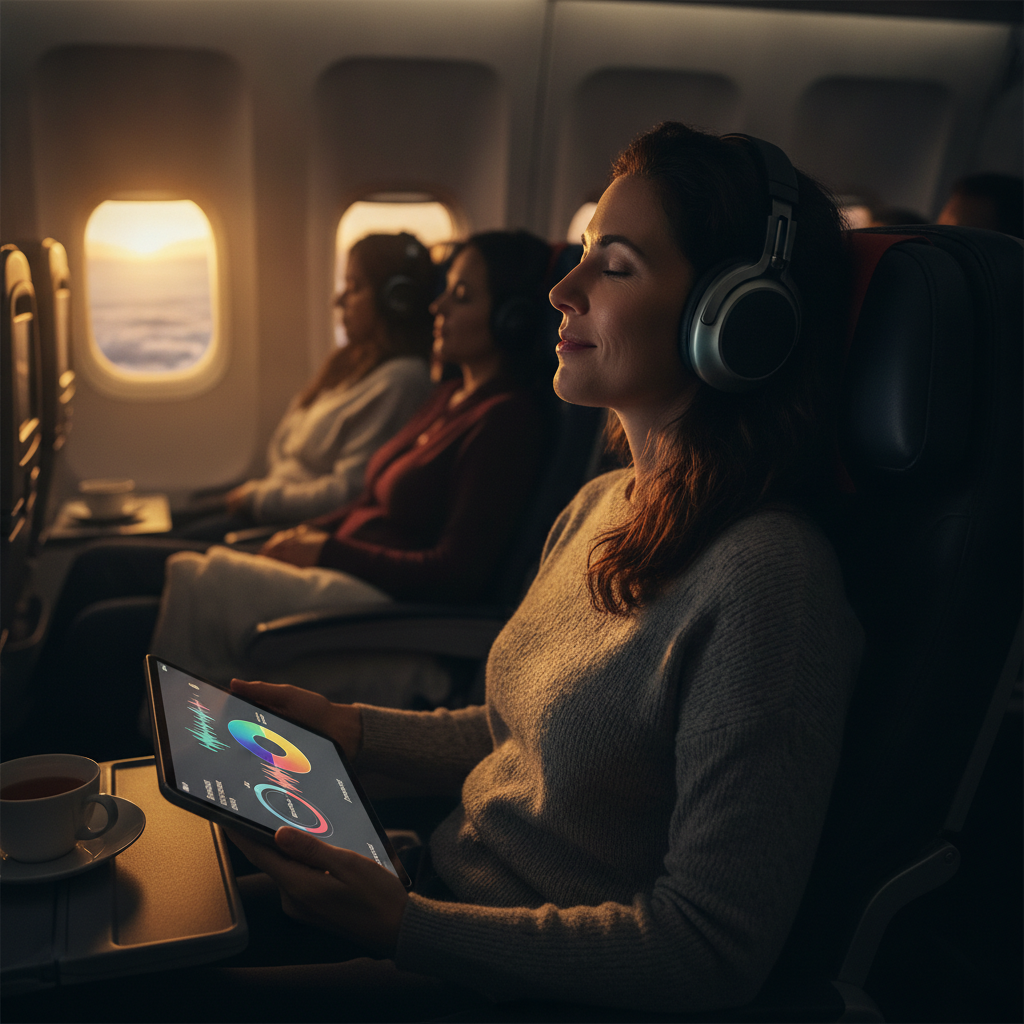 How Noise-Cancelling Headphone Apps with Adaptive Sound Profiles Are Changing the Long-Haul Flight Experience