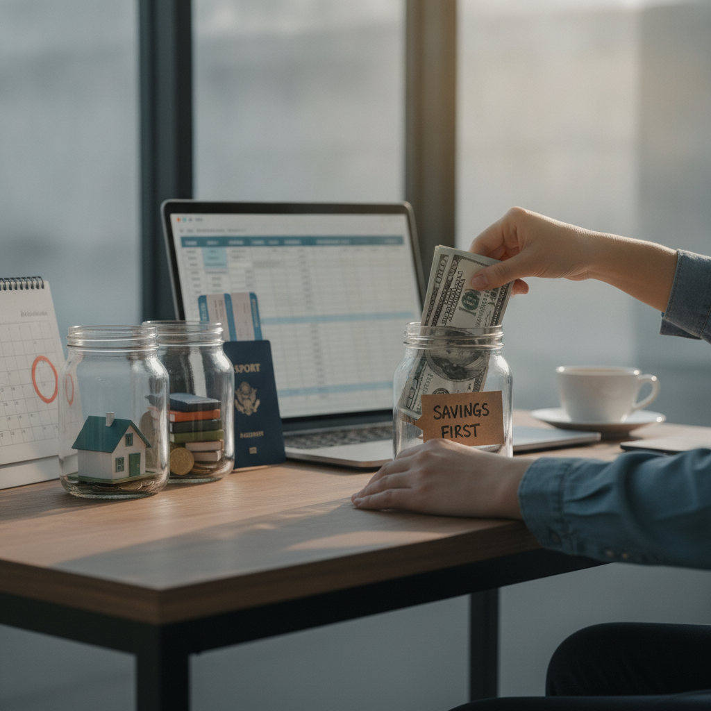 How to Use a Reverse Budget to Prioritize Saving Before You Ever See Your Paycheck