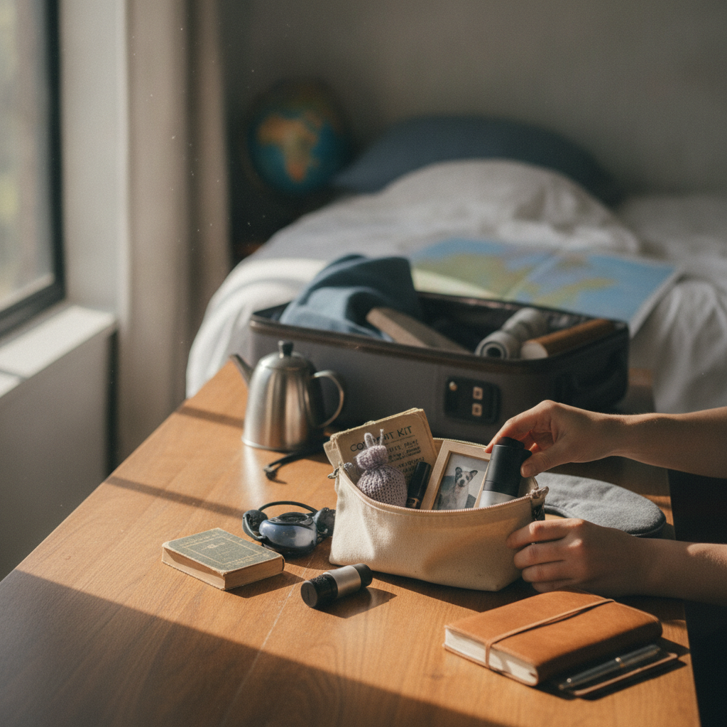 How Packing a Destination-Specific 'Comfort Kit' of Small Familiar Items Reduces Travel Fatigue on Long Trips