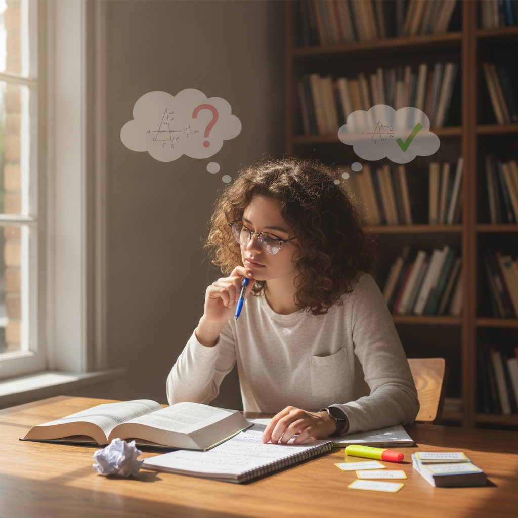 How Metacognitive Monitoring During Study Sessions Helps You Catch Misunderstanding Before It Compounds
