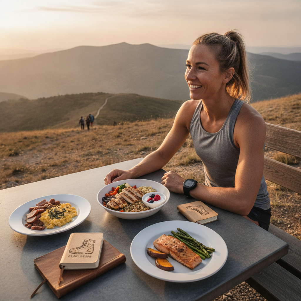 How Strategic Protein Distribution Across Three Meals Supports Muscle Retention During Periods of High Daily Step Count