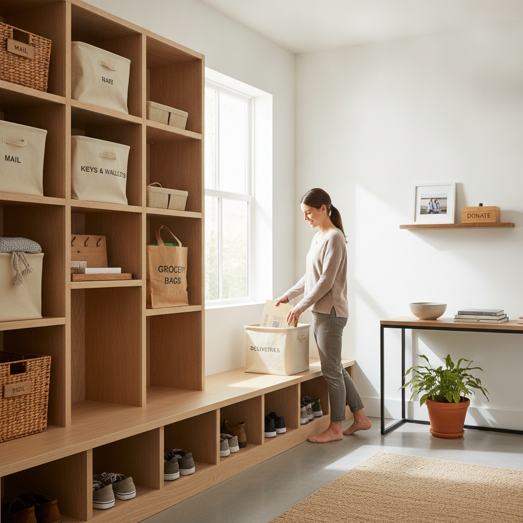 How Assigning a Physical Home for Every Incoming Object Prevents the Slow Accumulation of Household Clutter