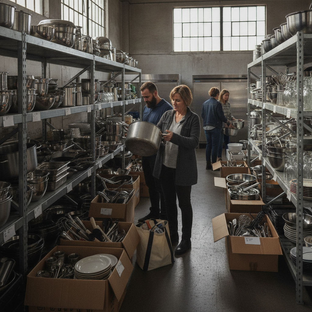Why Buying Kitchenware During Restaurant Supply Liquidation Sales Outperforms Consumer Retail Channels on Both Quality and Price