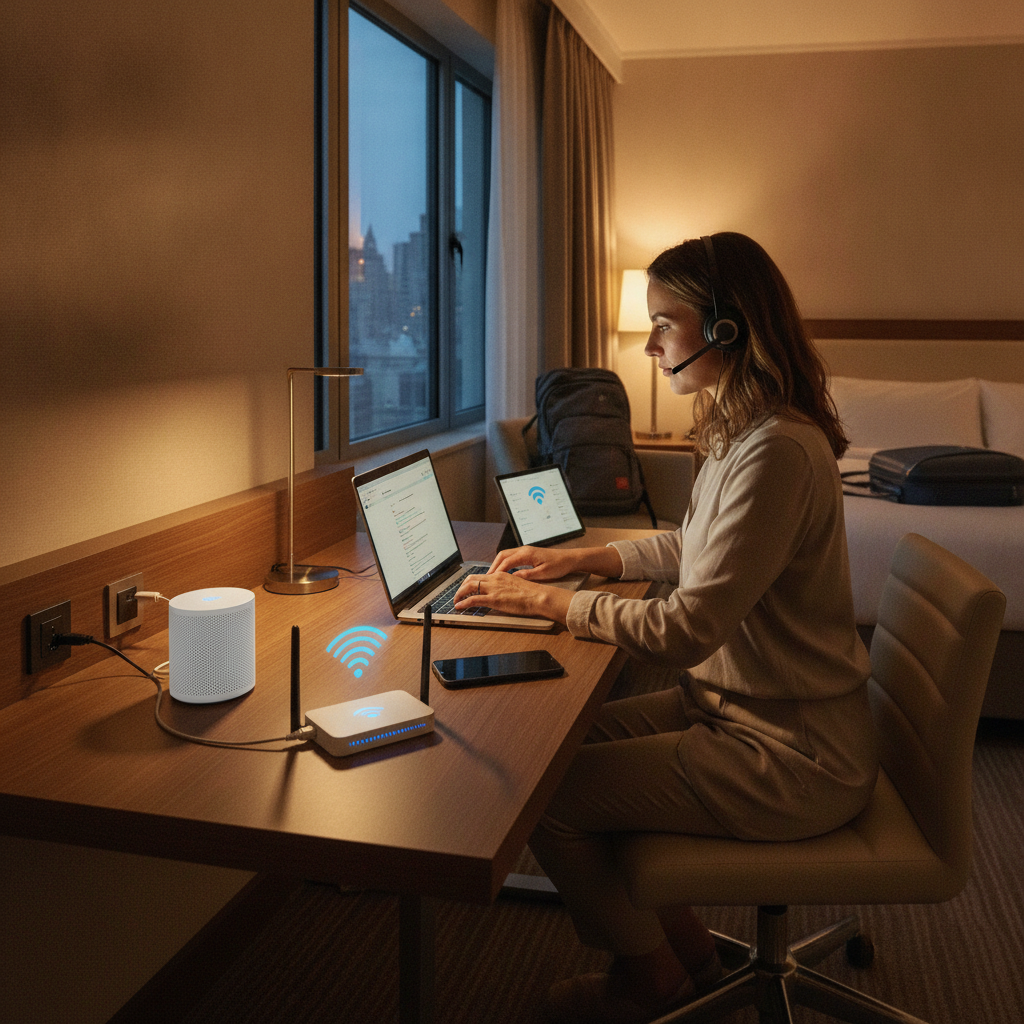 How Mesh Wi-Fi Systems With Travel-Friendly Routers Help Remote Workers Stay Connected Across Inconsistent Hotel Networks