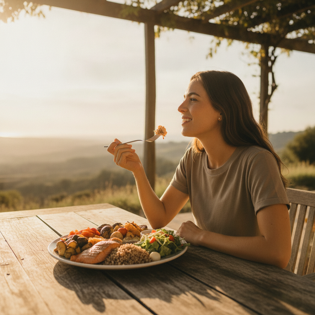How Timing Your Largest Meal Around Natural Light Exposure Helps Regulate Hunger Hormones Without Counting Calories