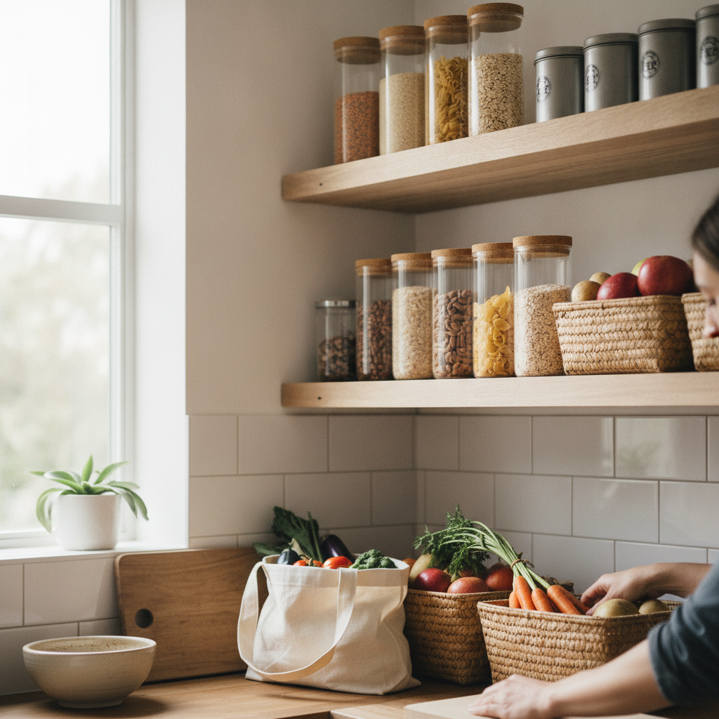 How Adopting a Single-Shelf Kitchen Pantry System Reduces Food Waste and Weekly Grocery Spending Without Meal Prepping