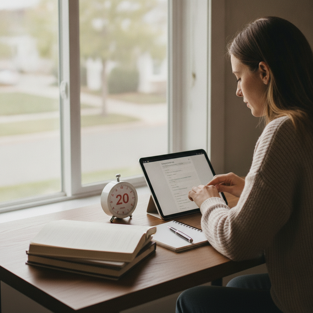 How Setting Learning Constraints Like a 20-Minute Daily Window Builds Deeper Consistency Than Open-Ended Study Sessions