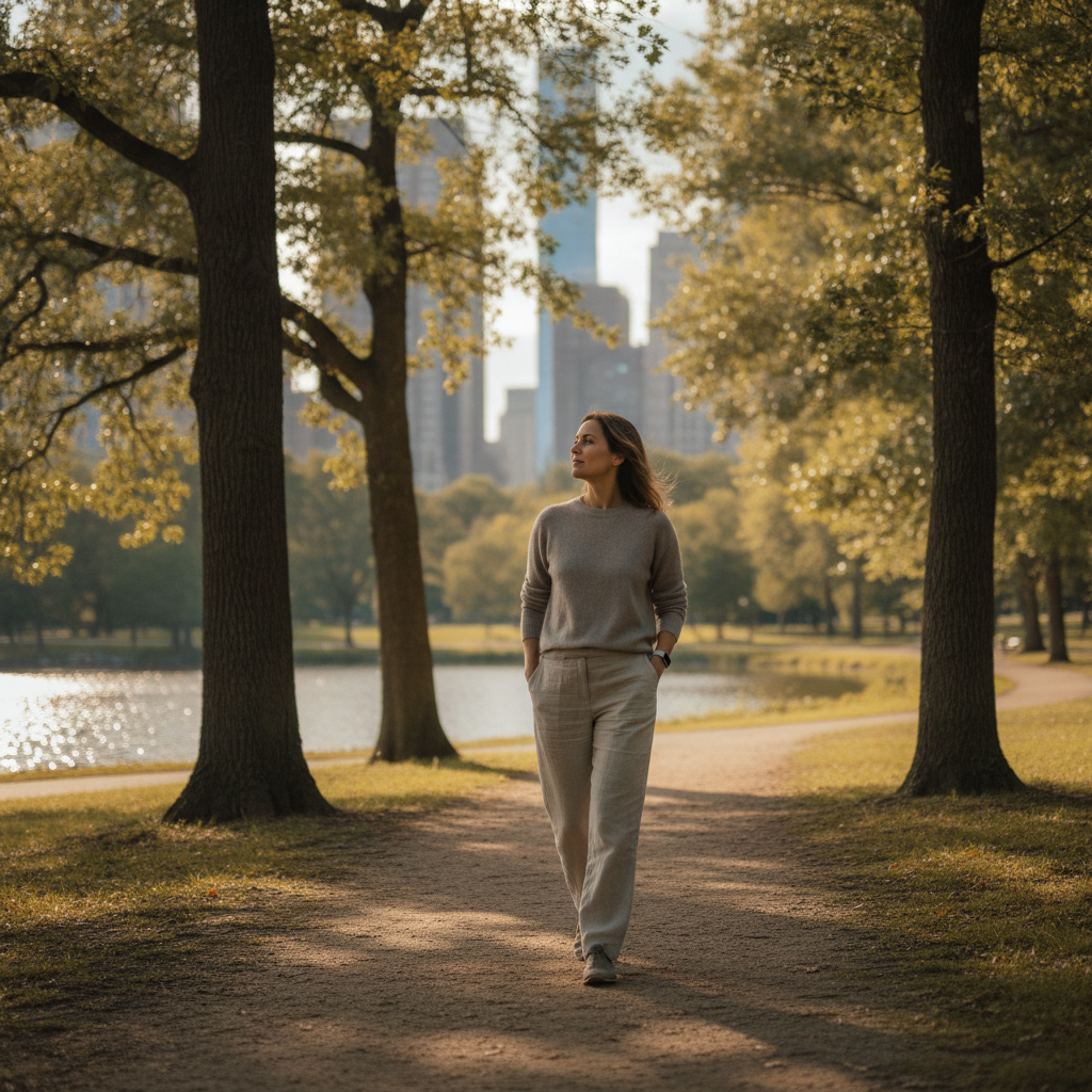 How Spending 20 Minutes Outside Without a Destination Reshapes Afternoon Anxiety and Creative Thinking
