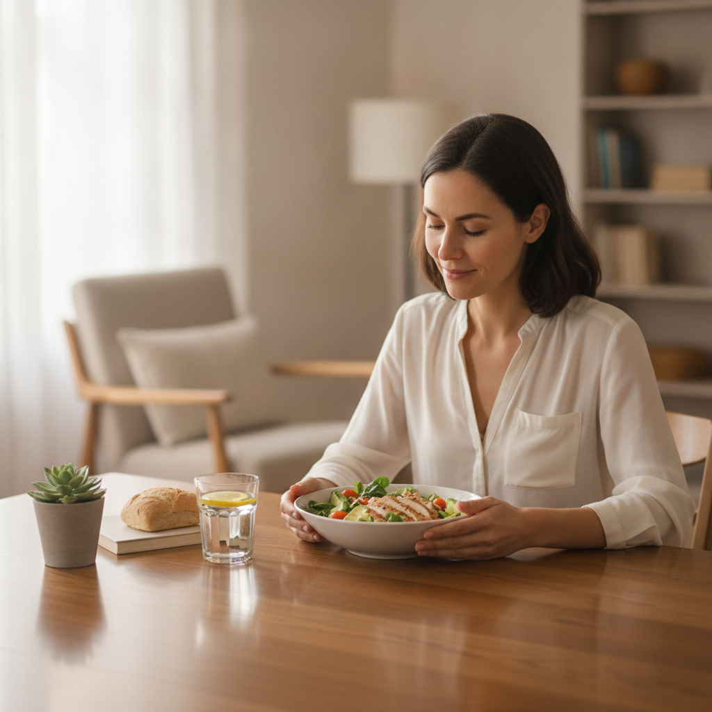 Why Eating Lunch at a Table Without Screens Resets Appetite Hormones and Prevents Late-Afternoon Overeating