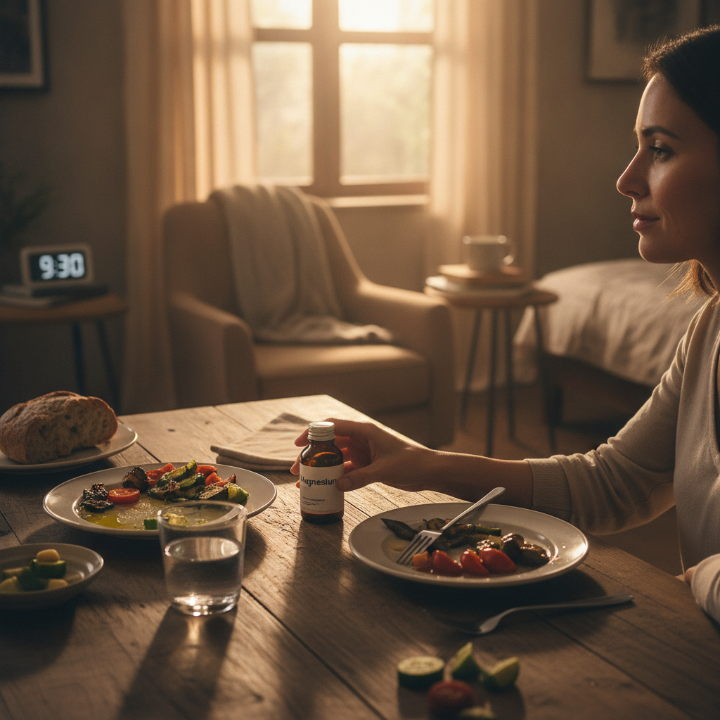 How Timing Your Magnesium Intake Around Evening Meals Supports Muscle Relaxation and Consistent Sleep Onset