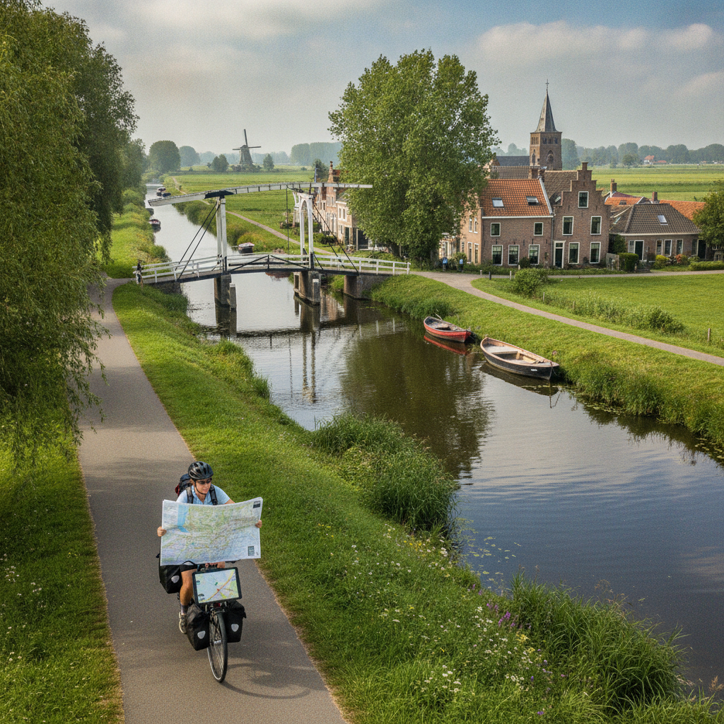 How to Plan a Self-Guided Cycling Route Through the Dutch and Belgian Canal Towns Using Free Regional Mapping Tools