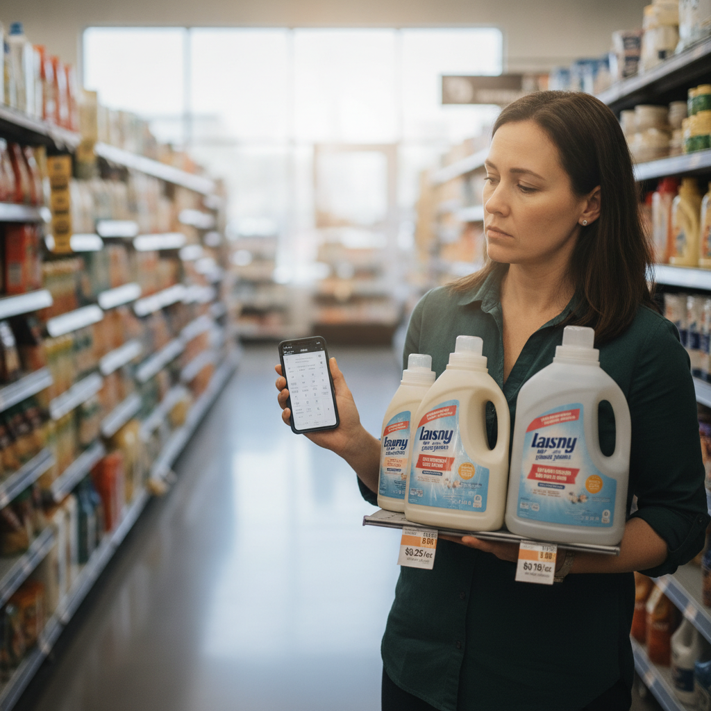 How Comparing Unit Prices Across Package Sizes at the Grocery Store Consistently Exposes the Mid-Size Markup Trap