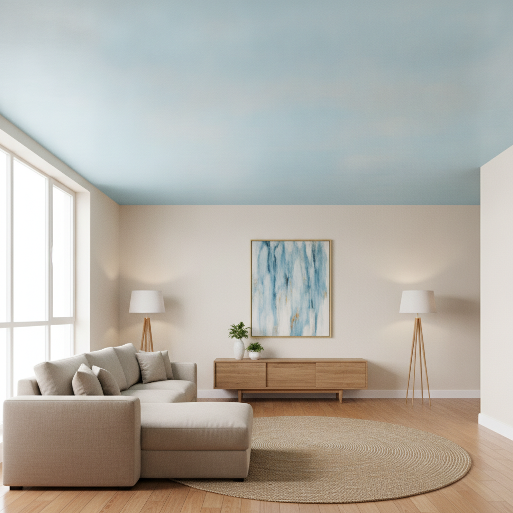 The Overlooked Role of Ceiling Color in Making Low-Ceilinged Rooms Feel Taller Without Structural Changes