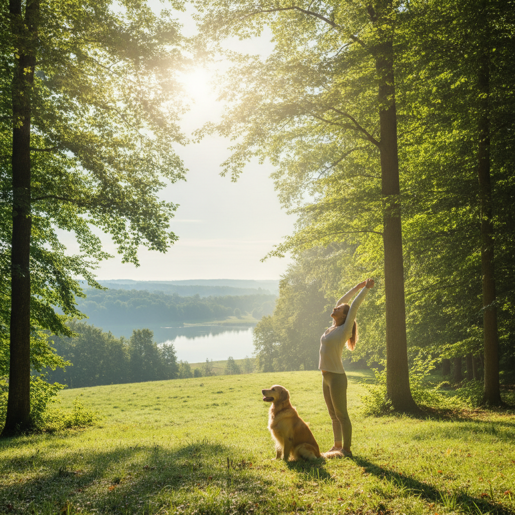 How Spending at Least Twenty Minutes Outside Before Noon Regulates Cortisol Rhythm and Afternoon Energy Levels