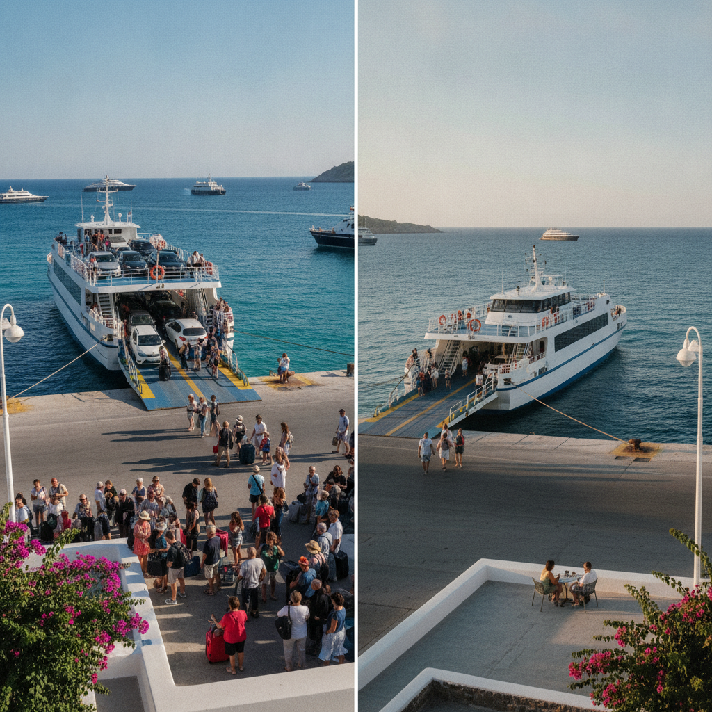 What Packed Versus Off-Peak Ferry Routes in the Mediterranean Reveal About Smarter Island-Hopping Costs