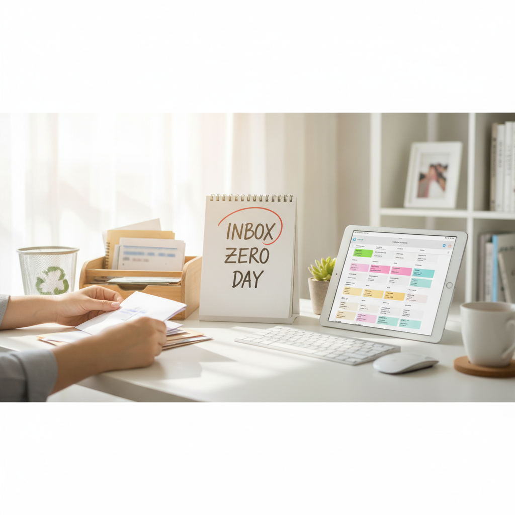How Scheduling a Monthly 'Inbox Zero' Day for Physical Mail and Digital Subscriptions Prevents Administrative Overwhelm