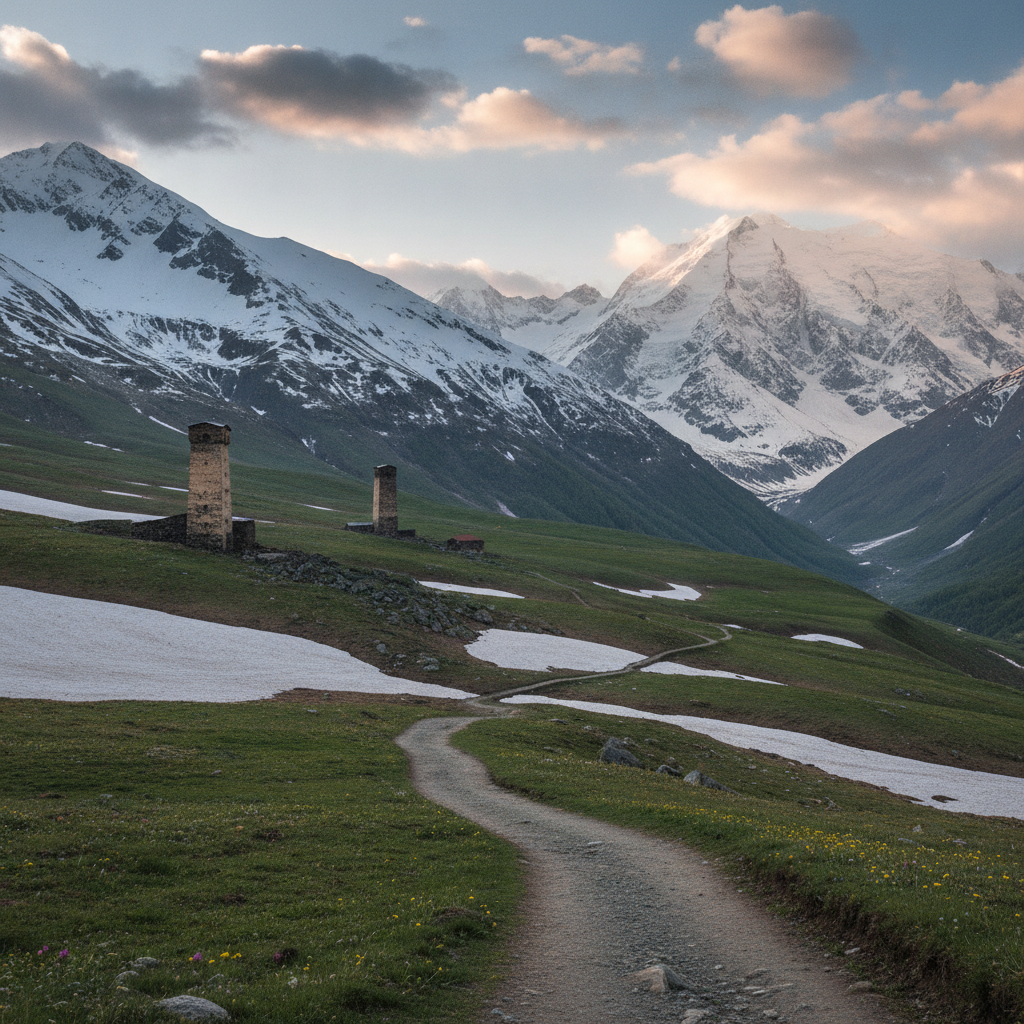 Georgia's Svaneti Region in Early June Offers Snow-Capped Towers and Empty Trails Before Summer Trekkers Arrive