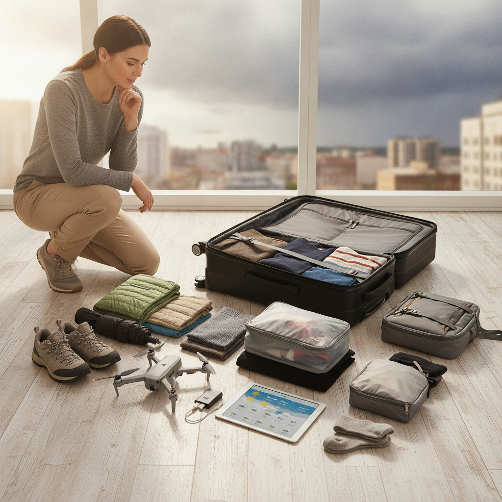 How to Build a Packing List for Unpredictable Weather Destinations Without Overstuffing a Carry-On
