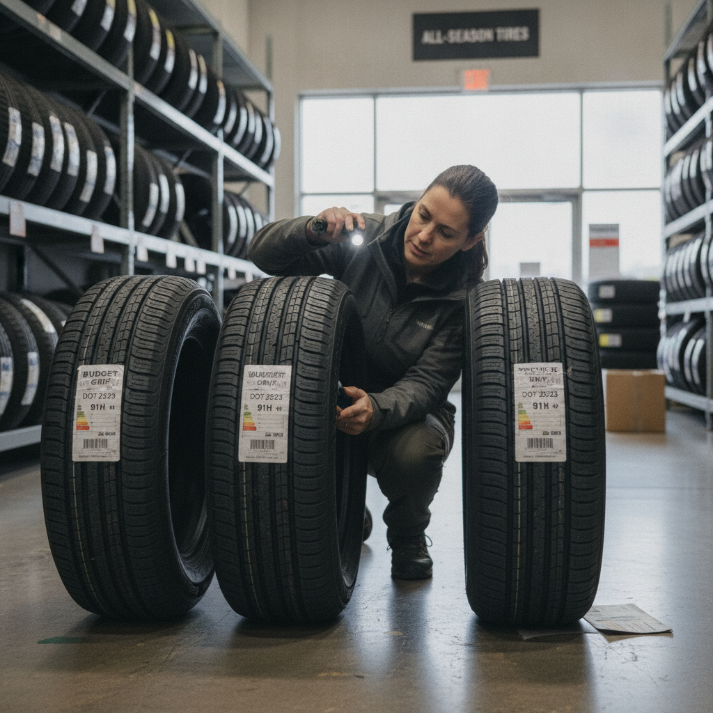 How Reading Tire Date Codes and Load Ratings at Auto Parts Retailers Reveals Which Budget Brands Match Premium Safety Standards